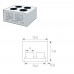 Screw-in connector for LED strips SMD - 10mm - IP20