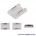 Transparent union connector for LED strips - COB + SMD - 10mm - IP20