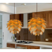 OAK Wooden Pinecone Pendant Lights OAK Wooden Pinecone Pendant Lights