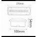 LED Emergency Light 4W + Ceiling Kit + Permanent Light Option - IP65