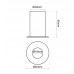 Downlight LED 2W - 4W - 6W FREYA 3CCT | White | Bridgelux COB 130Lm/W | 24° | UGR11