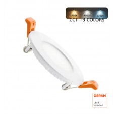 6W LED Circular Downlight Slim - CCT - OSRAM CHIP DURIS E 2835