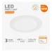 6W LED Circular Downlight Slim - CCT - OSRAM CHIP DURIS E 2835