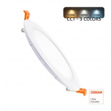 10W LED Circular Downlight Slim - CCT - OSRAM CHIP DURIS E 2835