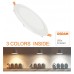 10W LED Circular Downlight Slim - CCT - OSRAM CHIP DURIS E 2835