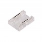 Pack 10 Transparent union connector for LED strips - COB + SMD - 8mm - 10mm - IP20