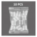 Pack 10 Transparent union connector for LED strips - COB + SMD - 8mm - 10mm - IP20