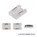 Pack 10 Transparent union connector for LED strips - COB + SMD - 8mm - 10mm - IP20