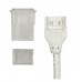 KIT Silicone Glue + Connector Cable for COB + SMD LED Strips - 8mm - 10mm - IP65