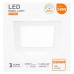 24W LED Square Downlight Slim - CCT - OSRAM CHIP DURIS E 2835