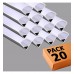PACK - Aluminium Profile 2 metres Angular 90º - L - for LED Strips