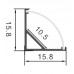 PACK - Aluminium Profile 2 metres Angular 90º - L - for LED Strips