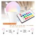 LED Bulb RGB + 3000K - 10W 270º E27 with Remote Control