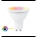 LED Spotlight RGB + 3000K - 8W 110º GU10 with Remote Control