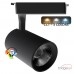 LED Spotlight 30W PARMA Black Single-Circuit Track - CCT - CRI+92 - 48º