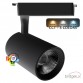 LED Spotlight 30W PARMA Black Single-Circuit Track - CCT - CRI+92 - 48º