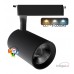 LED Spotlight 30W PARMA Black Single-Circuit Track - CCT - CRI+92 - 48º