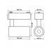LED Spotlight 30W PARMA Black Single-Circuit Track - CCT - CRI+92 - 48º