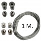 Suspension kit for Hanging Rail - Steel - 1 metre