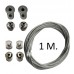 Suspension kit for Hanging Rail - Steel - 1 metre
