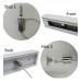 Suspension kit for Hanging Rail - Steel - 1 metre