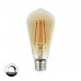 8W LED Bulb Filament Vintage E27 Gold ST64 - Dimmable