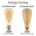 8W LED Bulb Filament Vintage E27 Gold ST64 - Dimmable