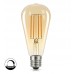 8W LED Bulb Filament Vintage E27 Gold ST64 - Dimmable