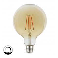 8W LED Bulb Filament Vintage E27 G125 - Dimmable