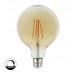 8W LED Bulb Filament Vintage E27 G125 - Dimmable
