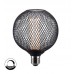 LED Bulb - Modern Black Metal - 4W - E27 - G125 - Dimmable
