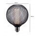 LED Bulb - Modern Black Metal - 4W - E27 - G125 - Dimmable