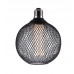 LED Bulb - Modern Black Metal - 4W - E27 - G125 - Dimmable