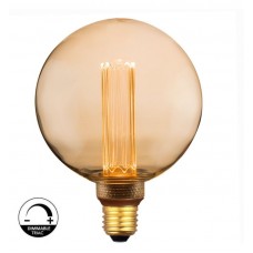 LED Bulb - Modern Crystal Ambar - 4W - E27 - G125 - Dimmable