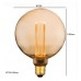 LED Bulb - Modern Crystal Ambar - 4W - E27 - G125 - Dimmable