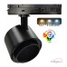 LED Track Light 1-Phase 40W-28W - ROMA Black - GxTronic Driver - Adjustable Optics 24º-60º - UGR13 - CCT
