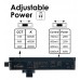 LED Track Light 1-Phase 40W-28W - ROMA Black - GxTronic Driver - Adjustable Optics 24º-60º - UGR13 - CCT