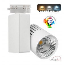 LED Track Light 40W GRAZ White Chip Bridgelux 3CCT - 1-Phase - 4400Lm - CRI +98
