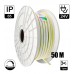 Flexible Neon LED 24V 13W/m - 50M Coil - Special for Signage - 6x12mm - Cut every 1cm - Lemon Yellow