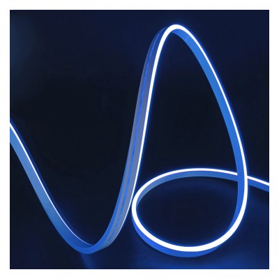 Flexible Neon LED 24V 13W/m - 50M Coil - Special for Signage - 6x12mm - Cut every 1cm - Blue