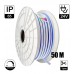 Flexible Neon LED 24V 13W/m - 50M Coil - Special for Signage - 6x12mm - Cut every 1cm - Blue