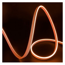 Flexible Neon LED 24V 13W/m - 50M Coil - Special for Signage - 6x12mm - Cut every 1cm - Orange
