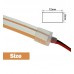 Flexible Neon LED 24V 13W/m - 50M Coil - Special for Signage - 6x12mm - Cut every 1cm - Orange