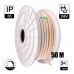Flexible Neon LED 24V 13W/m - 50M Coil - Special for Signage - 6x12mm - Cut every 1cm - Orange