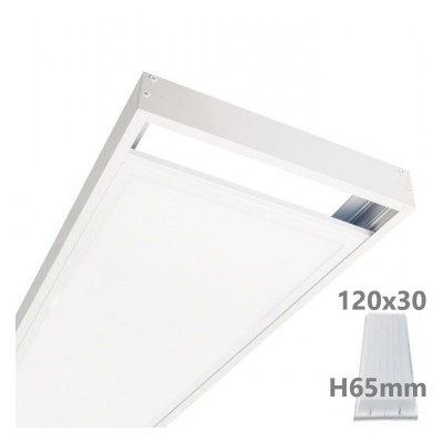 Surface Mounting Kit for LED Panel 120x30 - H65mm
