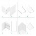 Surface Mounting Kit for LED Panel 120x30 - H65mm