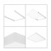 Surface Mounting Kit for LED Panel 60x60 - H65mm