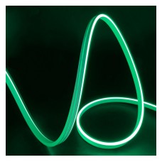 Flexible Neon LED 24V 13W/m - 50M Coil - Special for Signage - 6x12mm - Cut every 1cm - Green