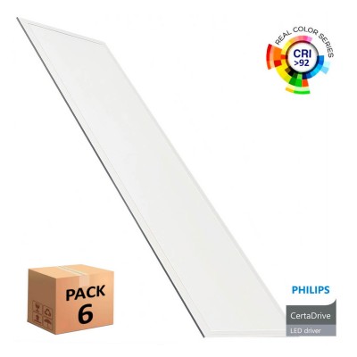 PACK 6 LED Panel 120x30 40W- Philips Driver