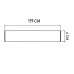 Linear LED Batten- Strip - 36W - BERGEN - Black - PC - CCT - 119cm